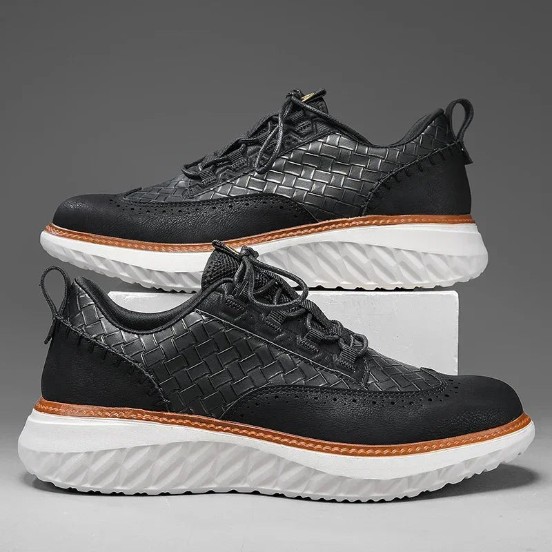 Calvin Genuine Leather Sneakers