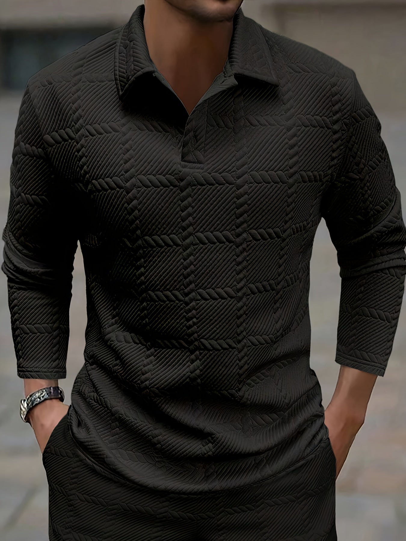 Salerno Textured Polo Shirt