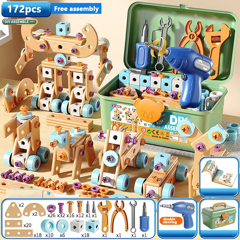 BuildSmart Nut & Bolt Toolbox Set