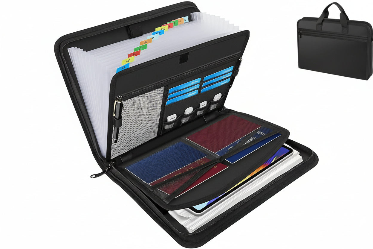 VaultGuard Fireproof & Waterproof File Organizer