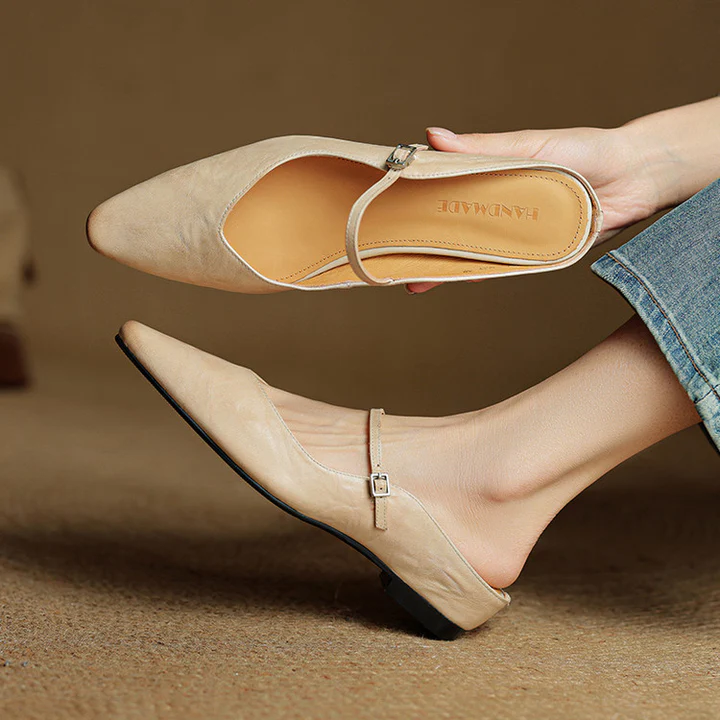 Vivian Genuine Leather Mules