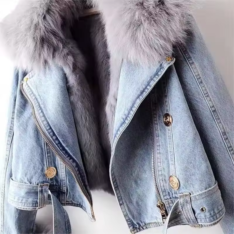 Verona Fur Denim Jacket