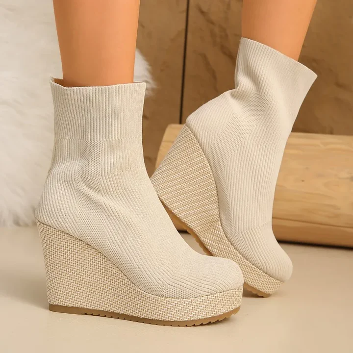 Keira Wedge Boots