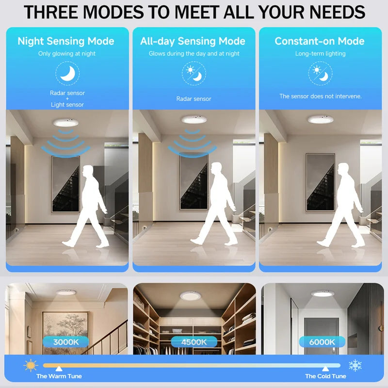 LumaSense™ Smart Motion Ceiling Light