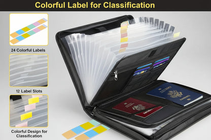 VaultGuard Fireproof & Waterproof File Organizer