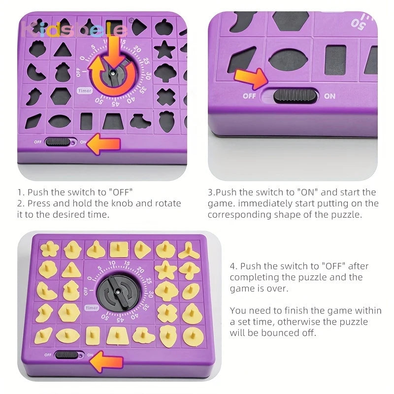 PopMatch Time Challenge Game Board