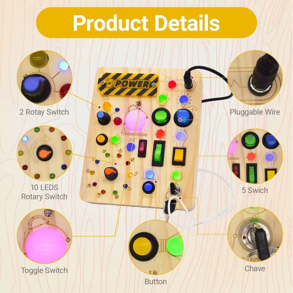 BrightSwitch LED Busy Board