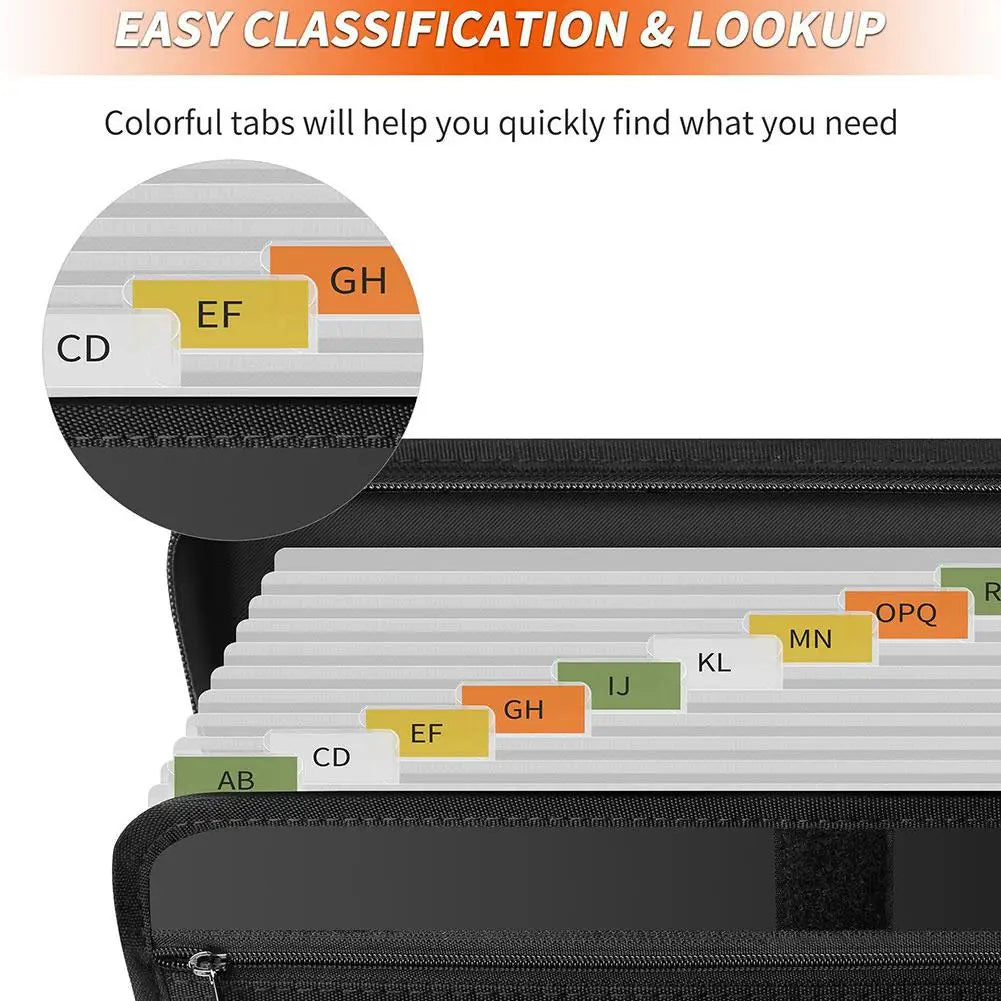 VaultGuard Fireproof & Waterproof File Organizer