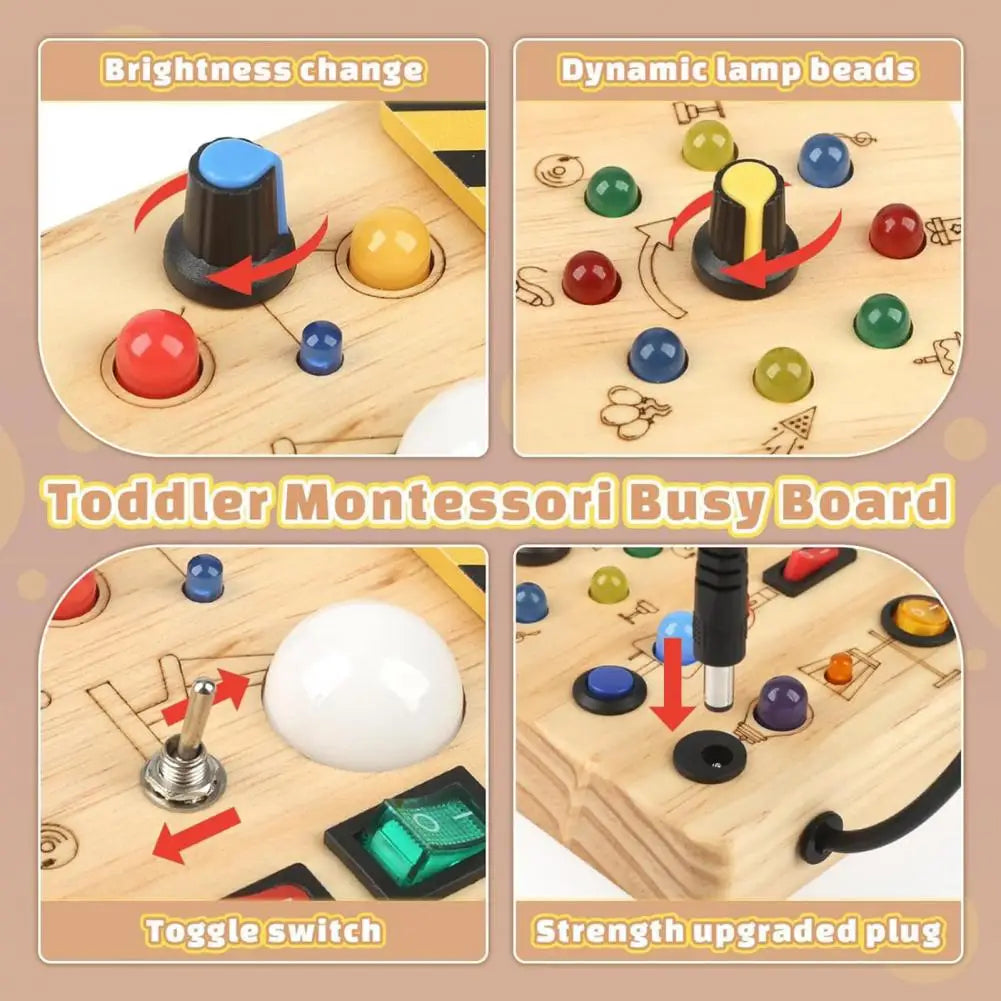 BrightSwitch LED Busy Board