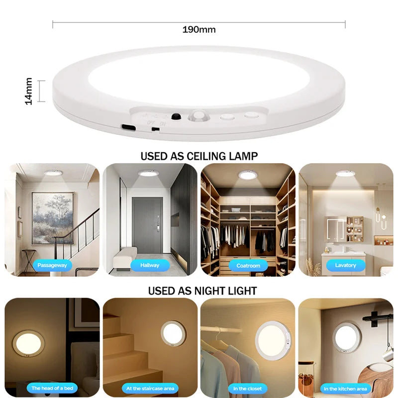 LumaSense™ Smart Motion Ceiling Light