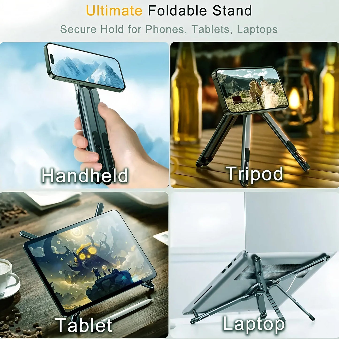 FlexiSnap – Magnetic Multi-Device Stand