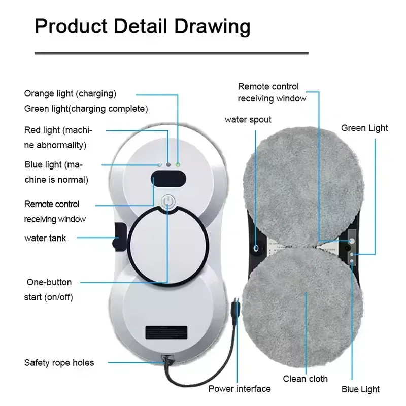 GlassBot Smart Cleaner