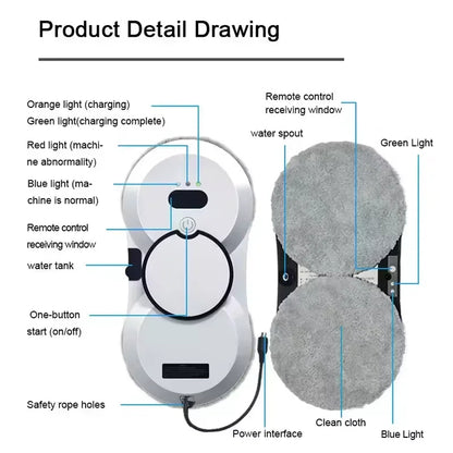 GlassBot Smart Cleaner