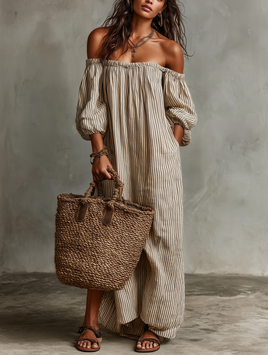 Carmen | Maxi Dress with off-the-shoulder design