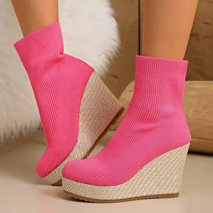 Keira Wedge Boots