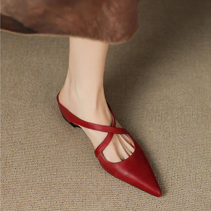 Vivienne Leather Mule