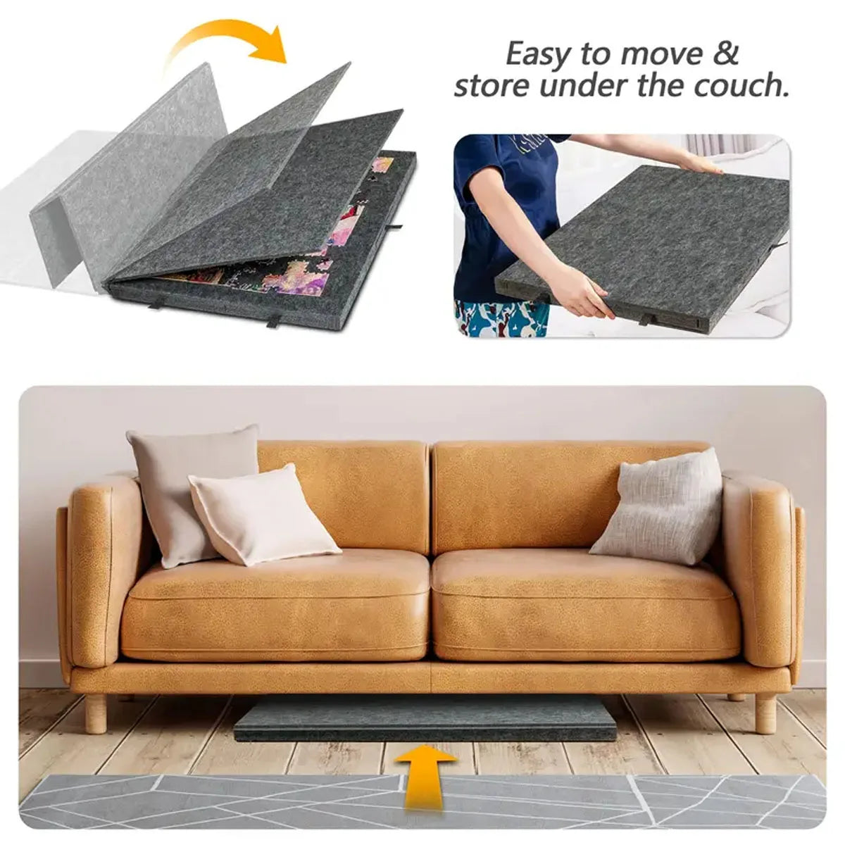 PuzzlePort – 2-in-1 Portable Puzzle Board
