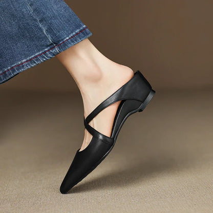 Vivienne Leather Mule