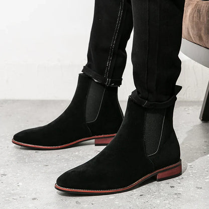 Classic Suede Chelsea Boots