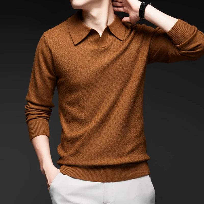 Arezzo Knit Collar Pullover