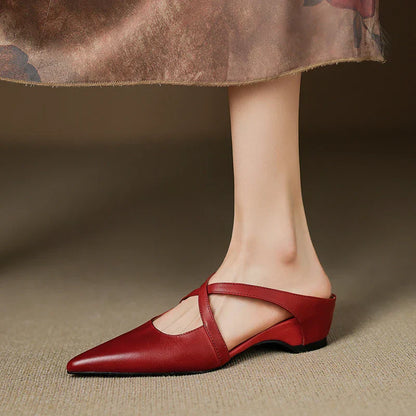 Vivienne Leather Mule