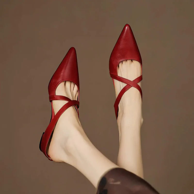 Vivienne Leather Mule