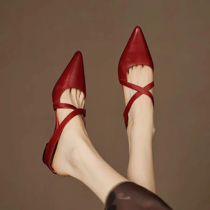 Vivienne Leather Mule