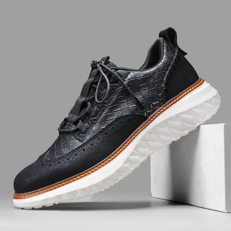 Calvin Genuine Leather Sneakers