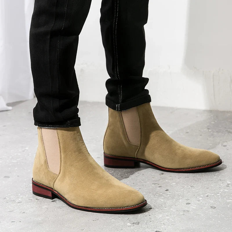Classic Suede Chelsea Boots