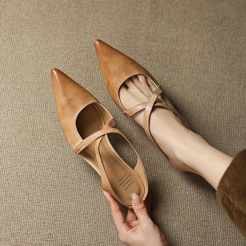 Vivienne Leather Mule