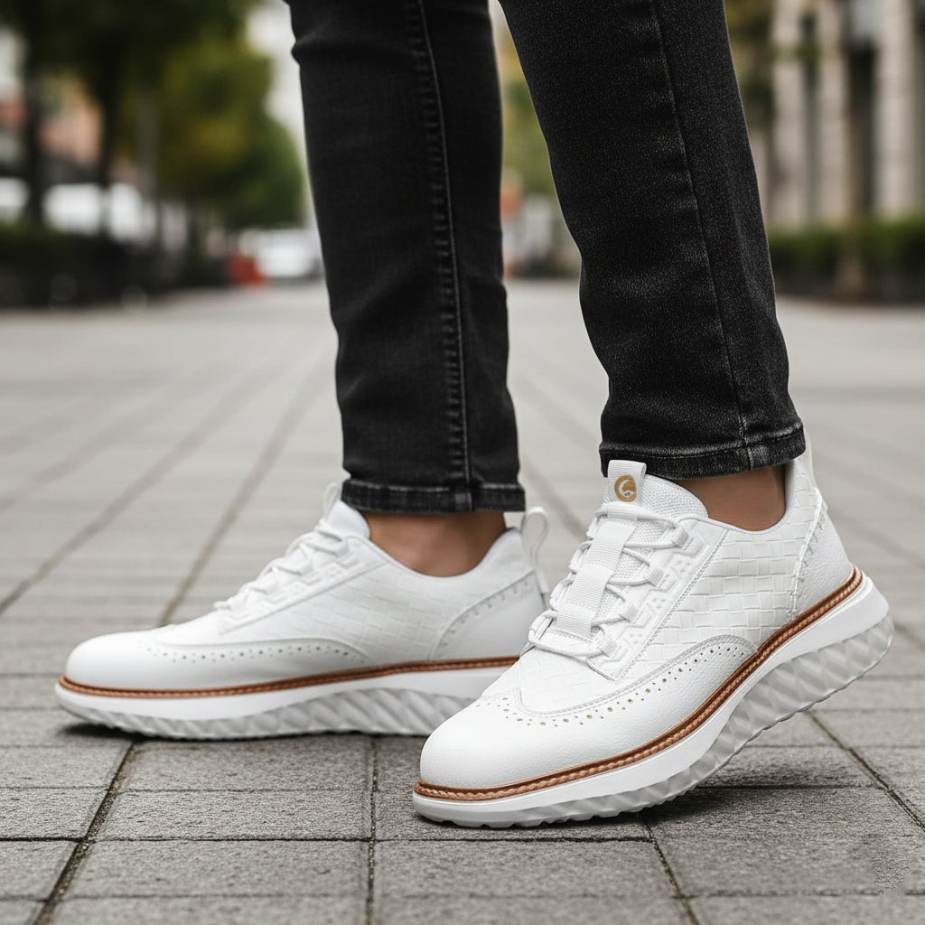 Calvin Genuine Leather Sneakers
