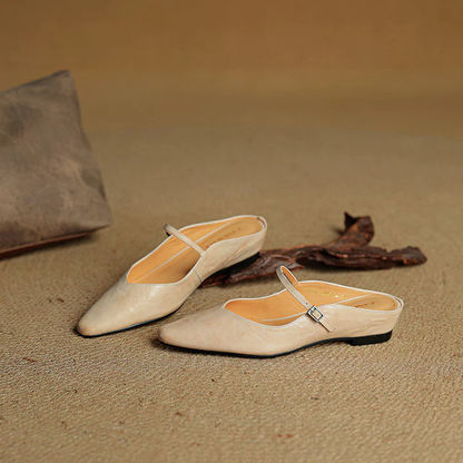 Vivian Genuine Leather Mules