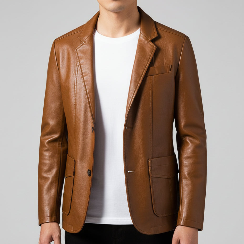 Ashford Leather Blazer